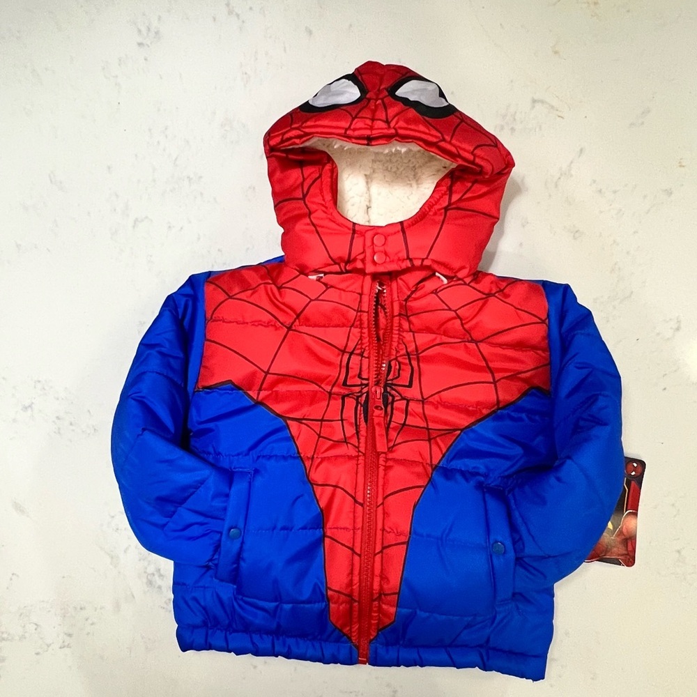 Marvel Superhero Costume Jacket - Red and Blue - Picture 6 of 9